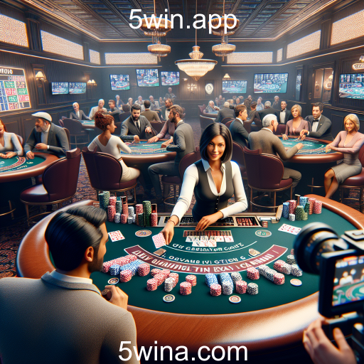 Experimente a Adrenalina do Jogo ao Vivo no 5win.app
